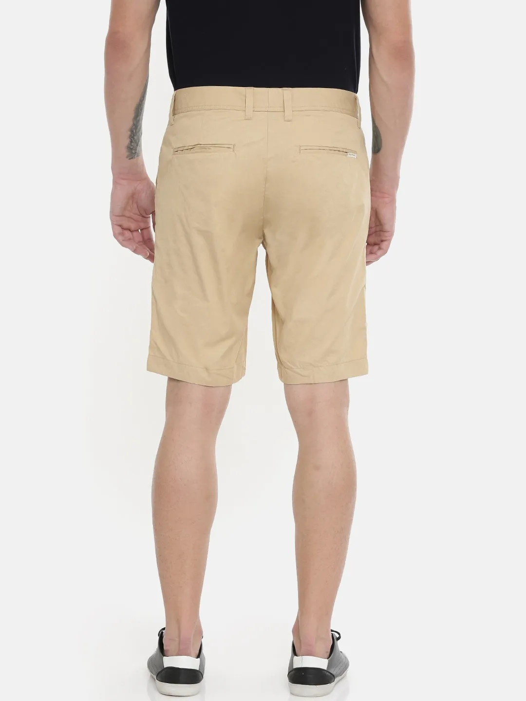 Grey Regular Fit Men's Shorts by Being Human Clothing - Image 3