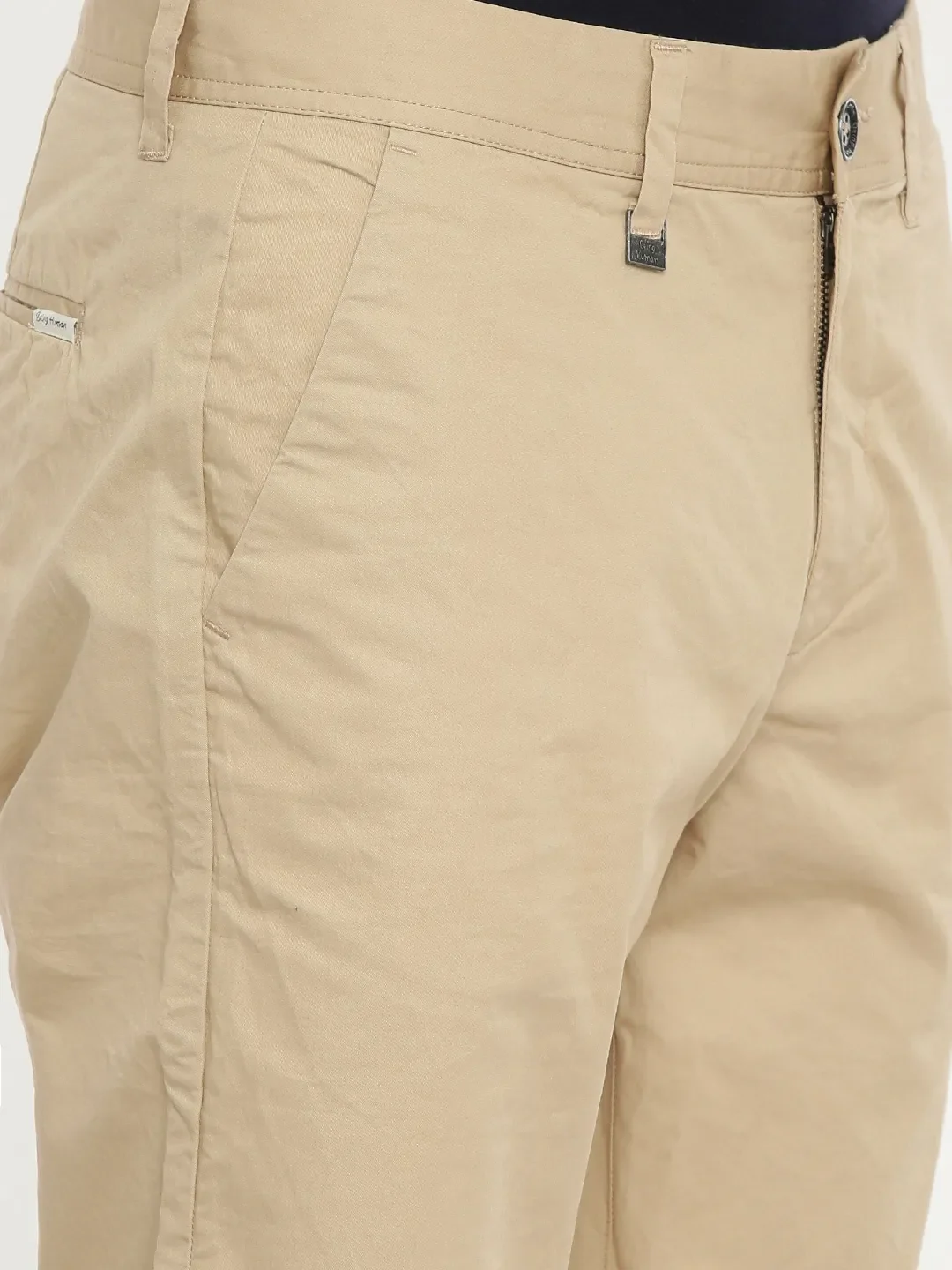 Grey Regular Fit Men's Shorts by Being Human Clothing - Image 4