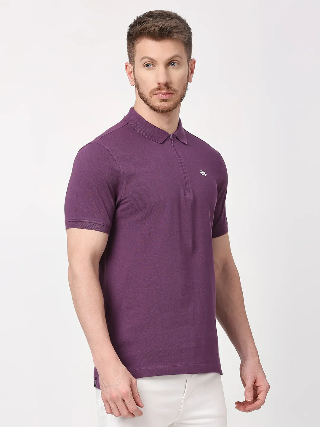 Green Regular Fit Men's Polo T-Shirt by Being Human Clothing - Image 4