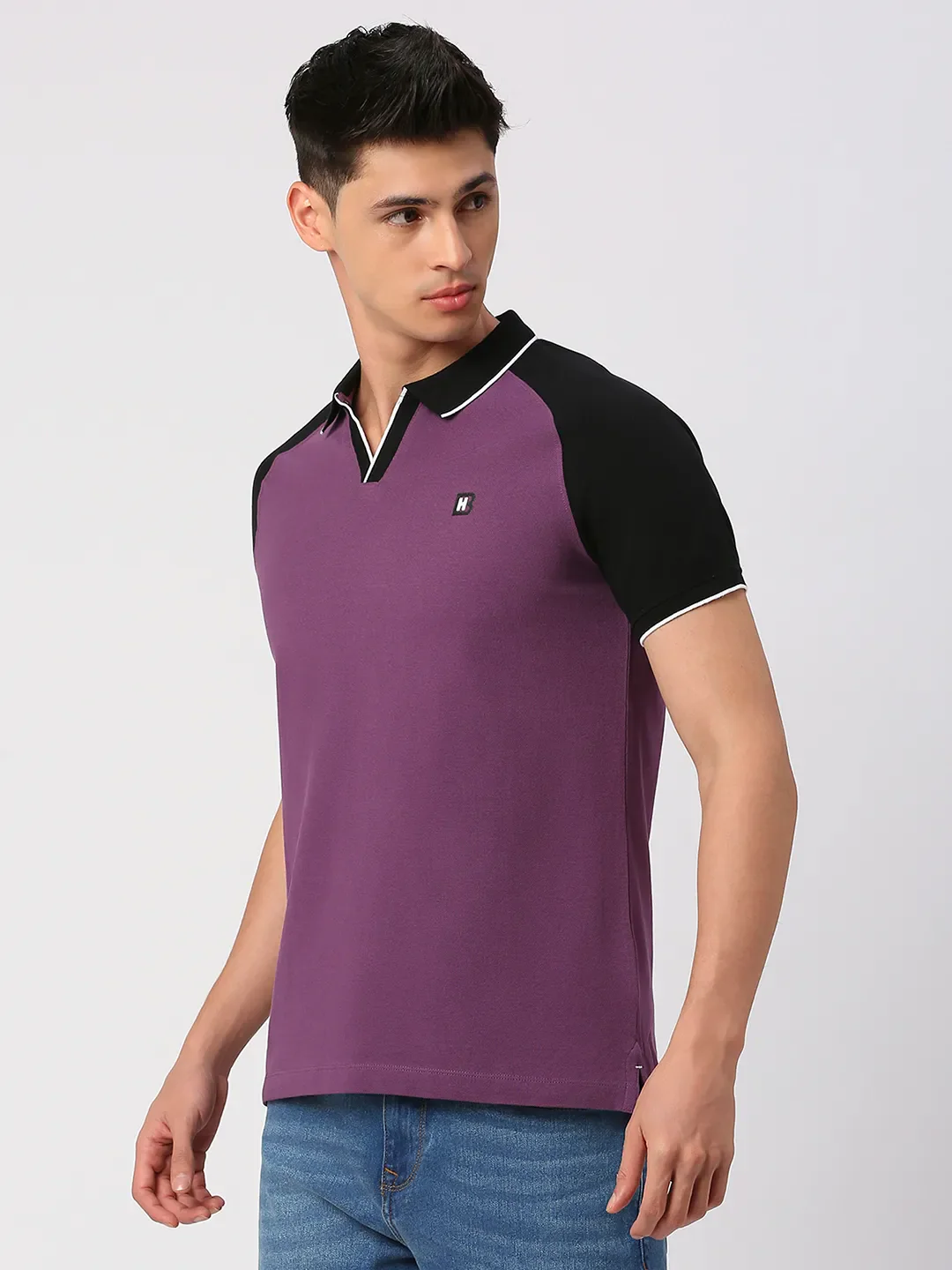 Green Regular Fit Men's Polo T-Shirt by Being Human Clothing - Image 2