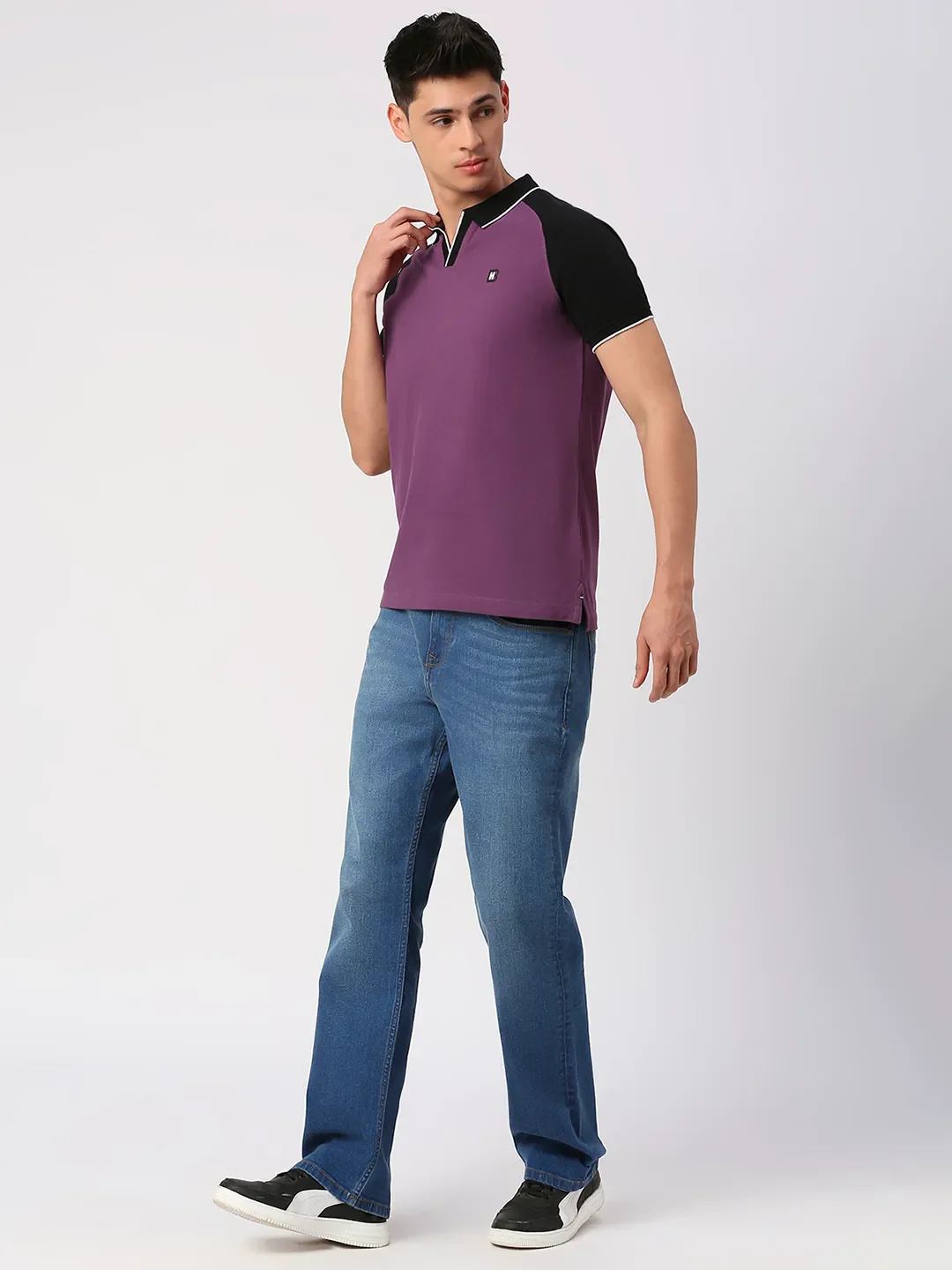 Green Regular Fit Men's Polo T-Shirt by Being Human Clothing - Image 6