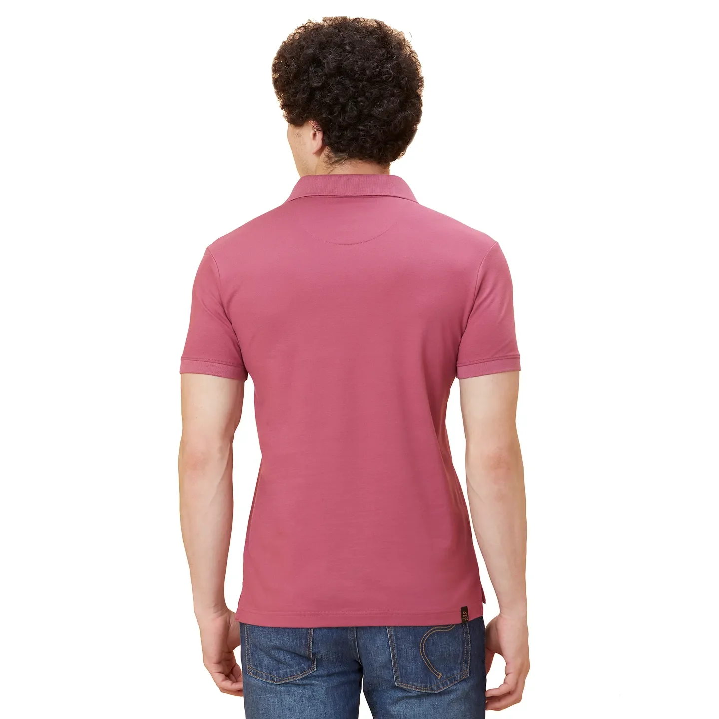 Blue Regular Fit Men's Polo T-Shirt by Being Human Clothing - Image 4