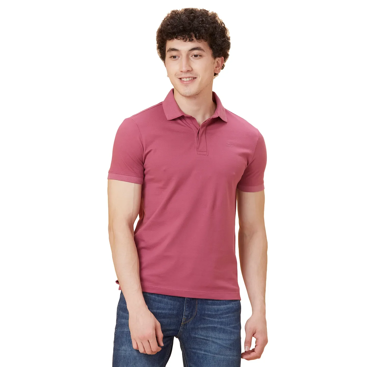 Blue Regular Fit Men's Polo T-Shirt by Being Human Clothing - Image 6
