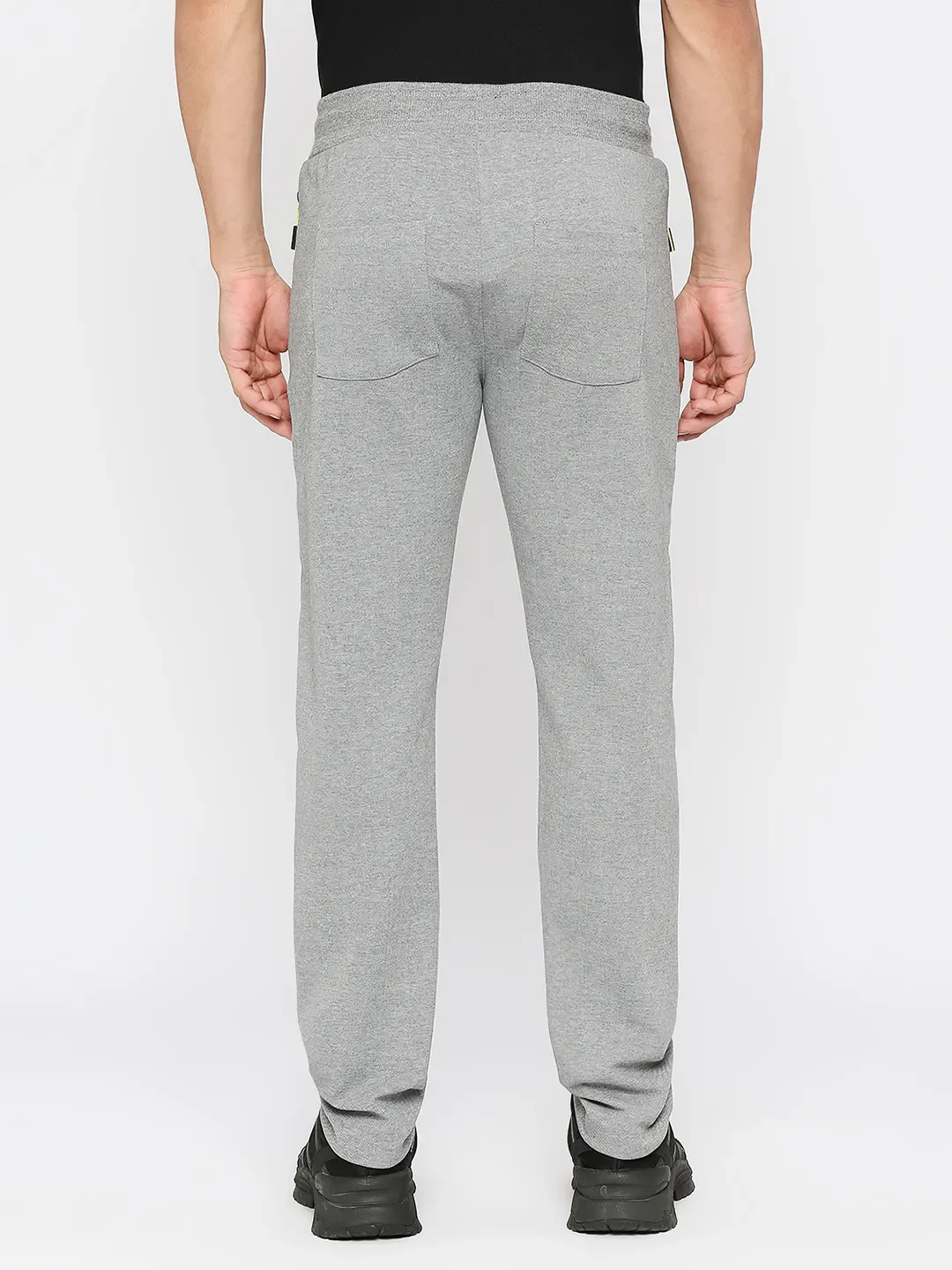 Grey Regular Fit Men's Track Pants by Being Human Clothing - Image 4