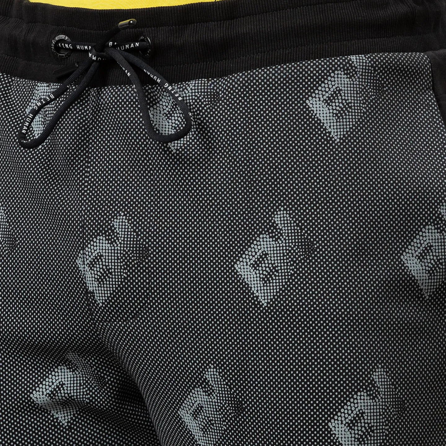 Black Regular Fit Track Pants For Men By Being Human Clothing - Image 5