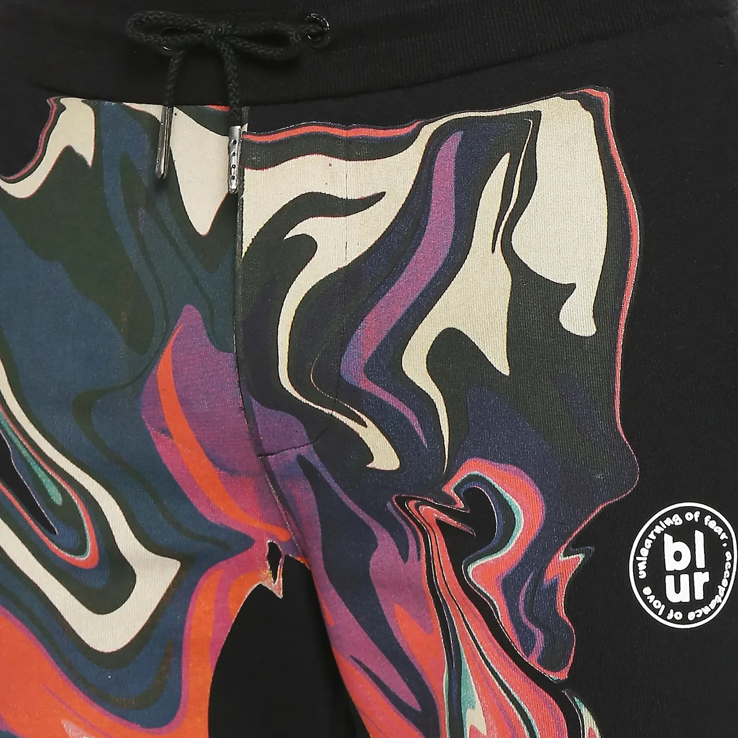 Black Regular Fit Track Pants For Men By Being Human Clothing - Image 5