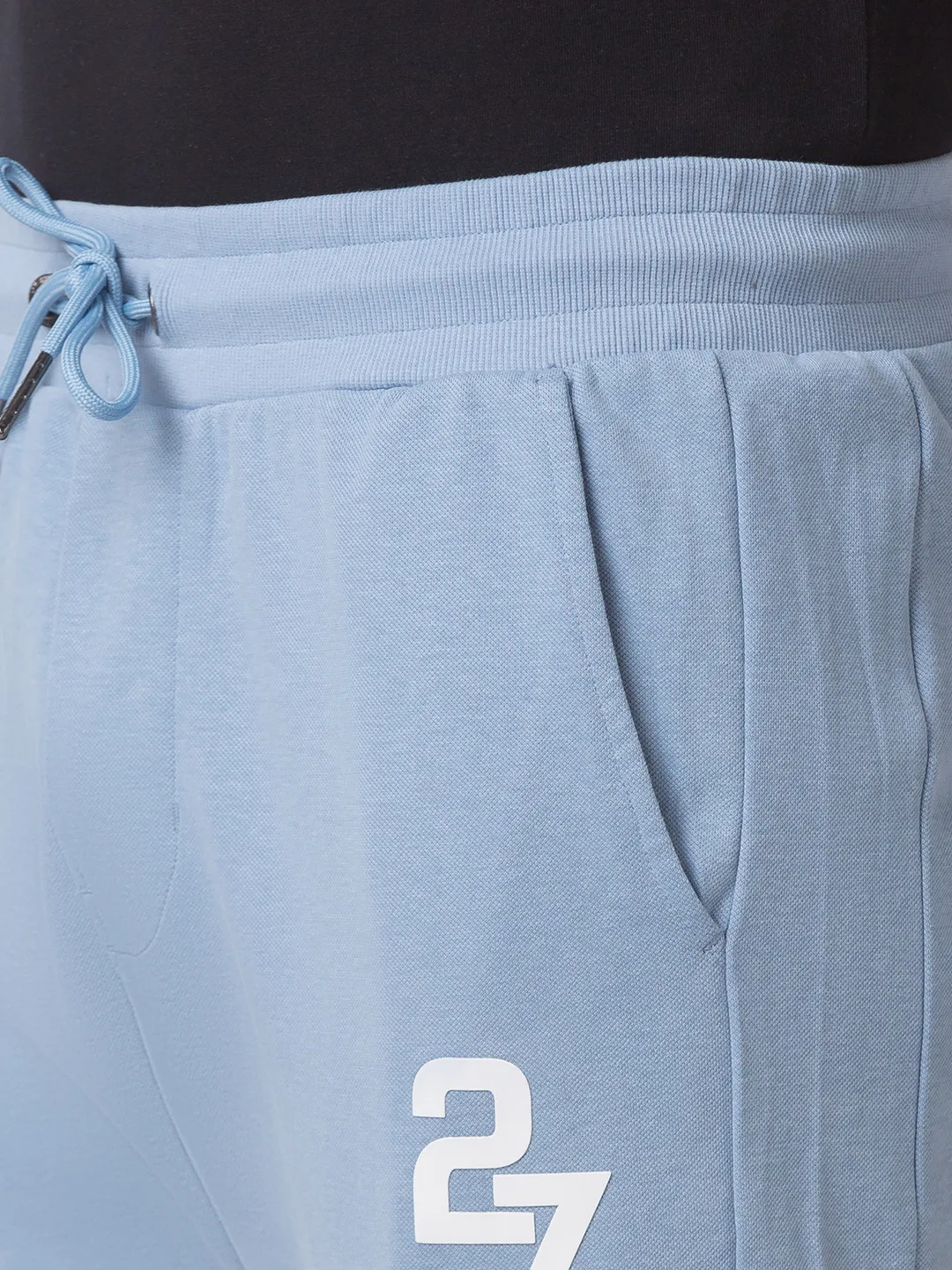 Blue Regular Fit Men's Track Pants by Being Human Clothing - Image 3