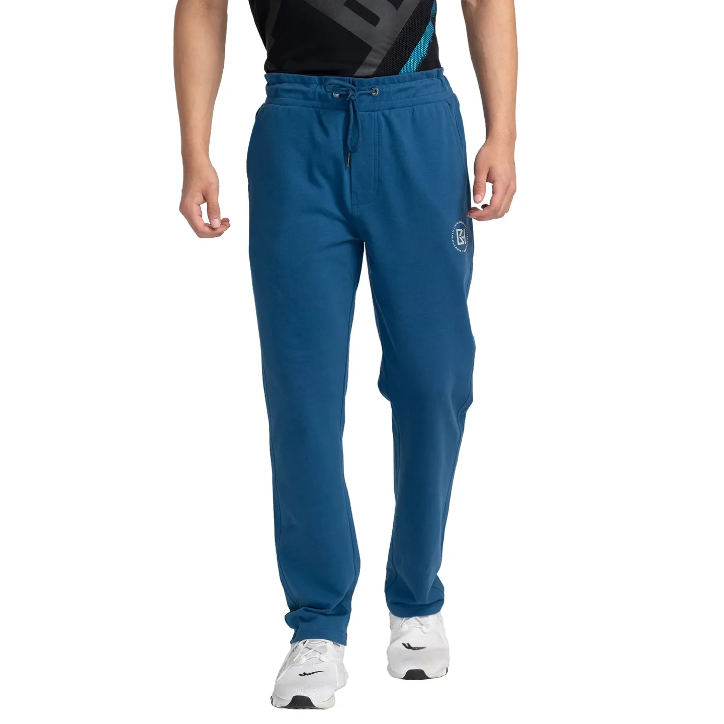 Blue Regular Fit Men's Track Pants by Being Human Clothing