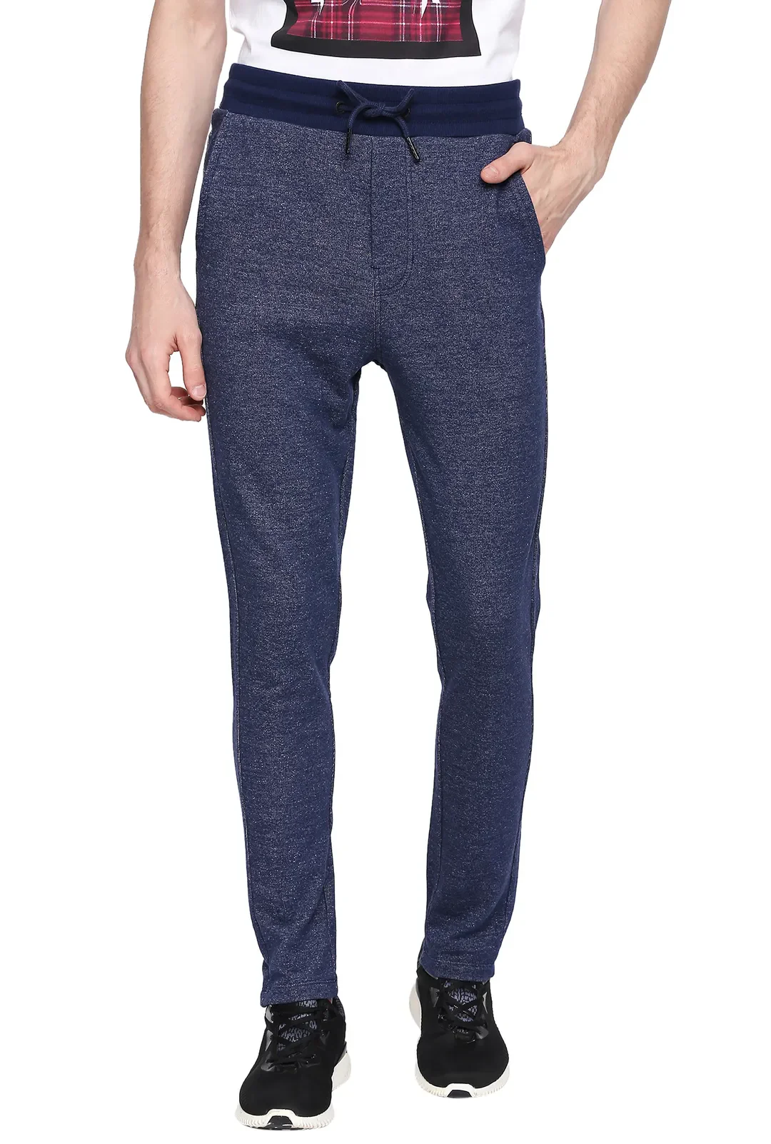 Blue Regular Fit Men's Track Pants by Being Human Clothing