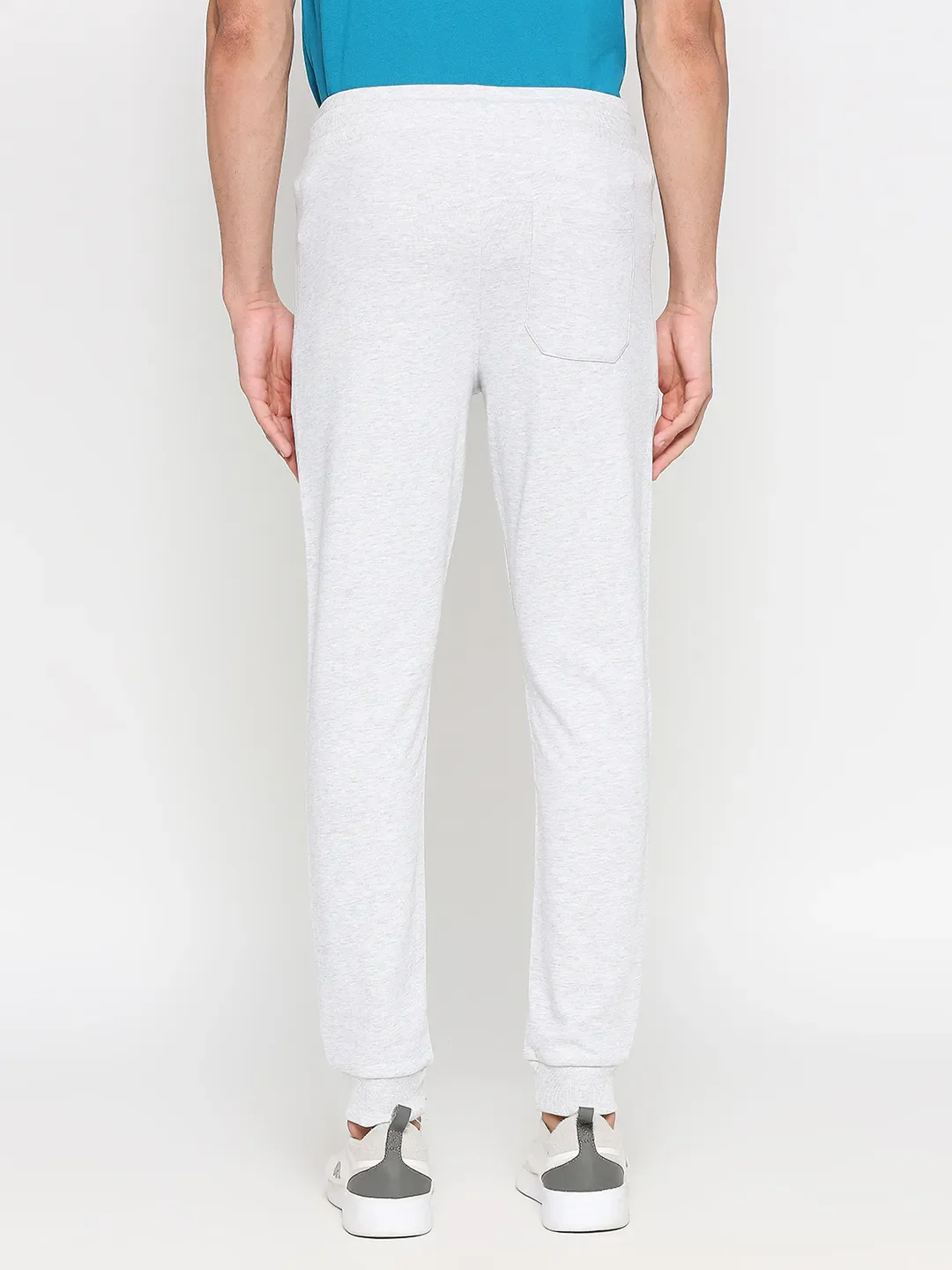 Beige Regular Fit Men's Track Pants by Being Human Clothing - Image 4