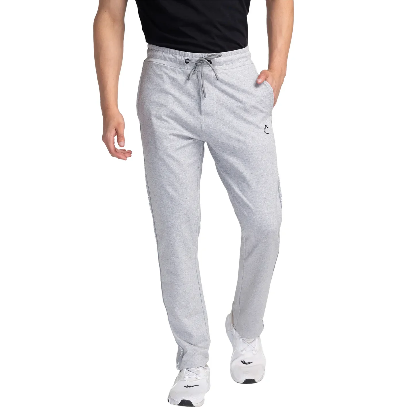 Grey Regular Fit Men's Track Pants by Being Human Clothing