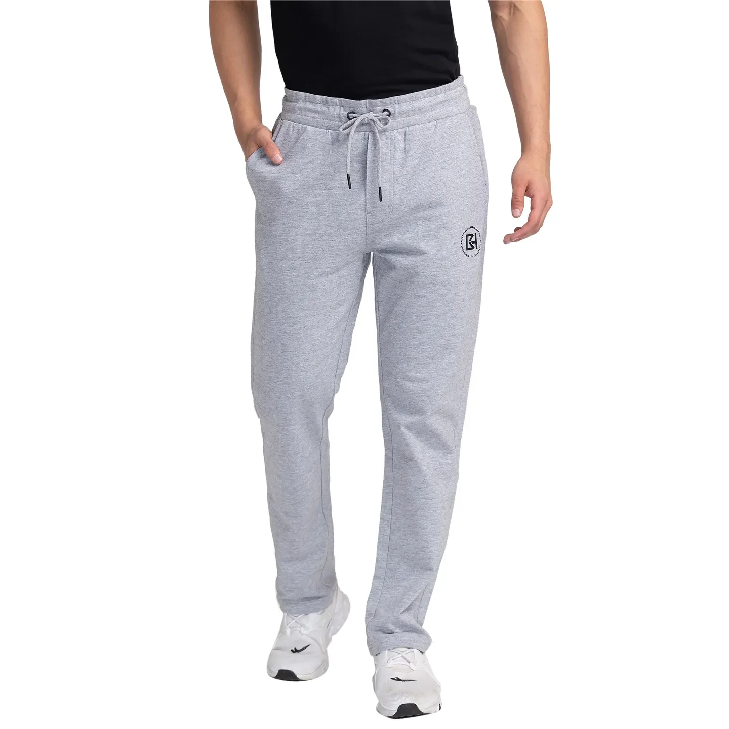 Grey Regular Fit Men's Track Pants by Being Human Clothing