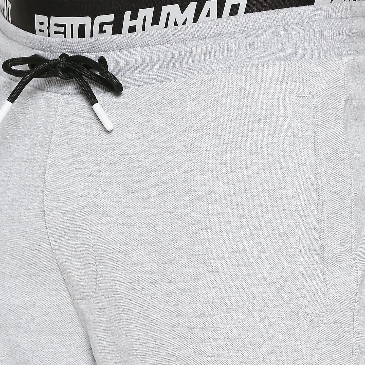 Grey Regular Fit Track Pants For Men By Being Human Clothing - Image 5