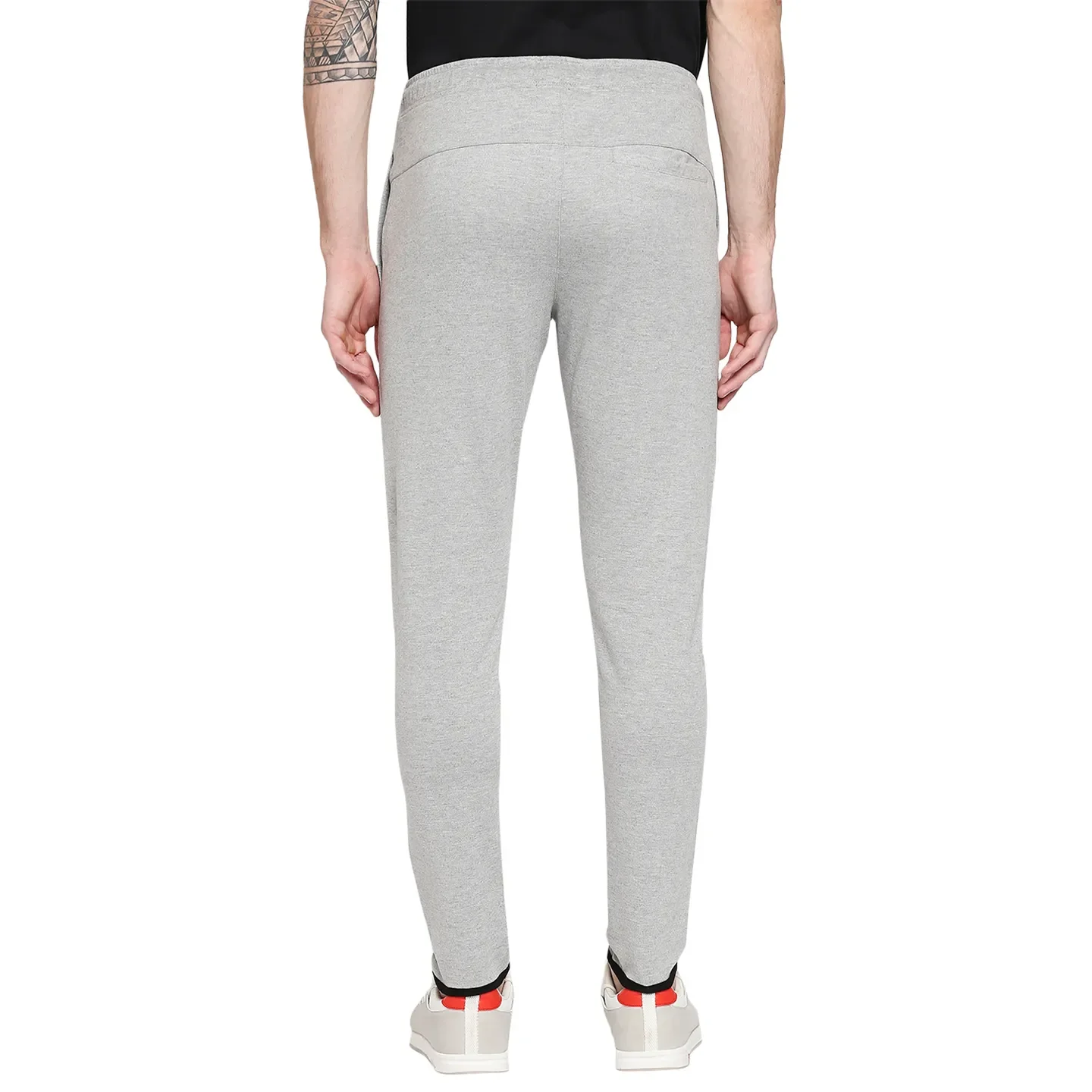 Grey Regular Fit Men's Track Pants by Being Human Clothing - Image 4