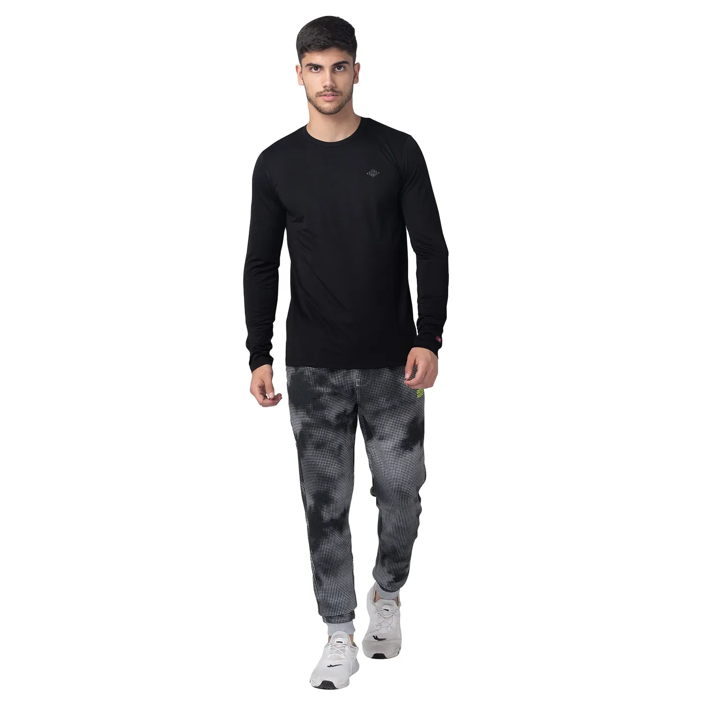 Grey Regular Fit Men's Track Pants by Being Human Clothing - Image 2