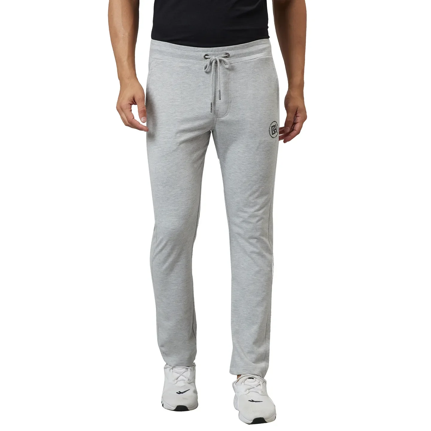 Grey Regular Fit Men's Track Pants by Being Human Clothing