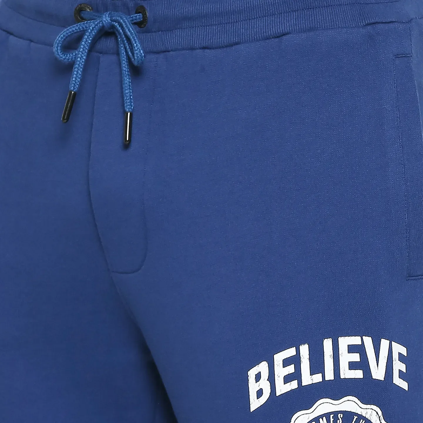 Navy Regular Fit Track Pants For Men By Being Human Clothing - Image 5