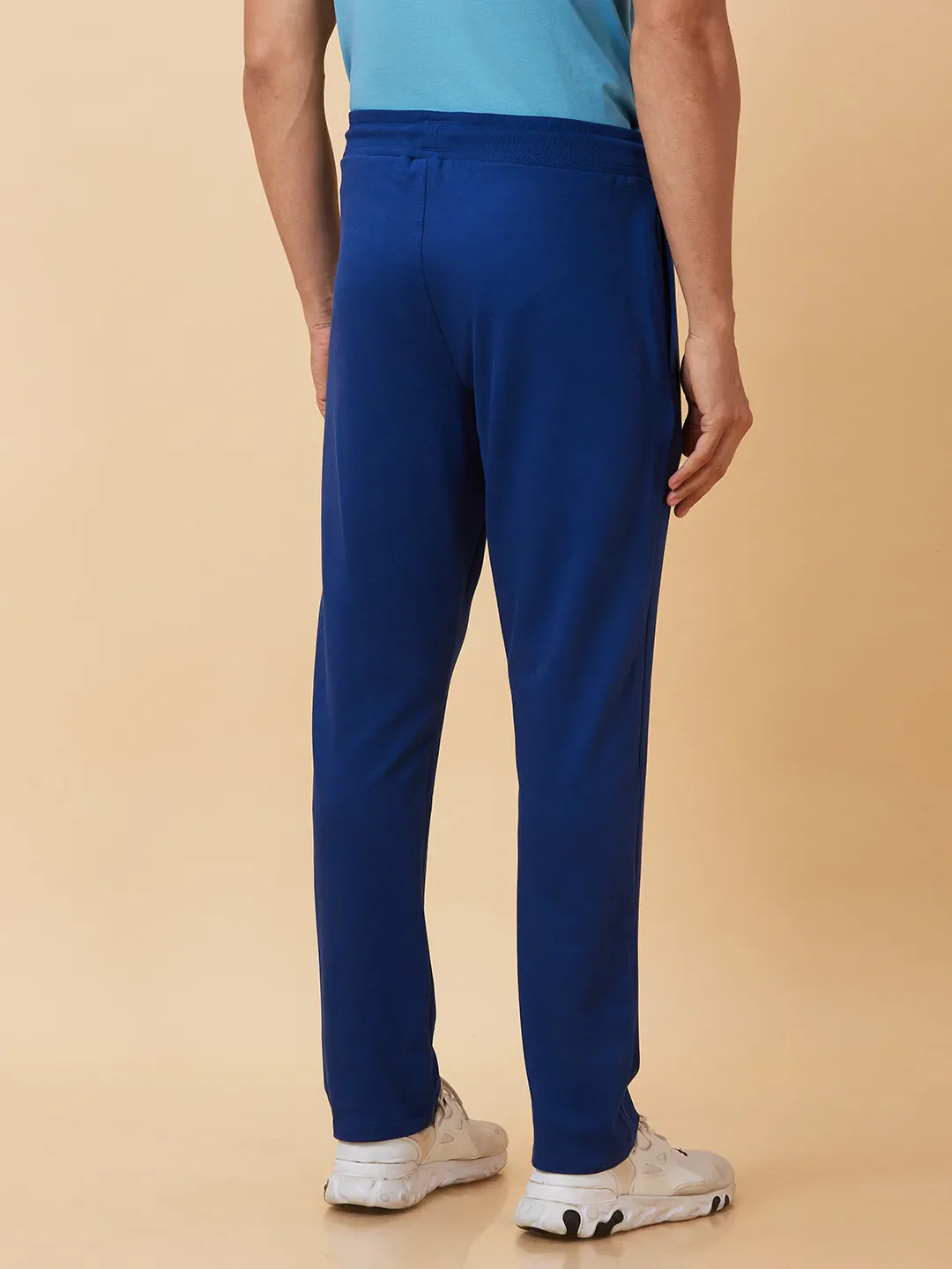 Blue Regular Fit Men's Track Pants by Being Human Clothing - Image 2