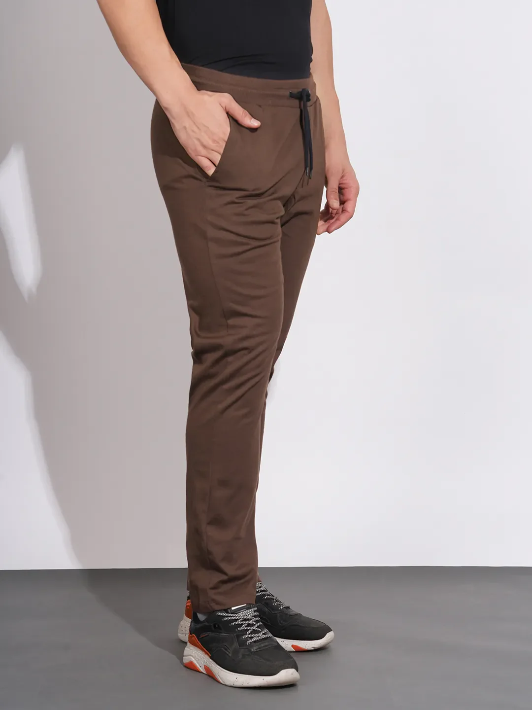 Brown Men's Track Pants by Being Human Clothing - Image 2