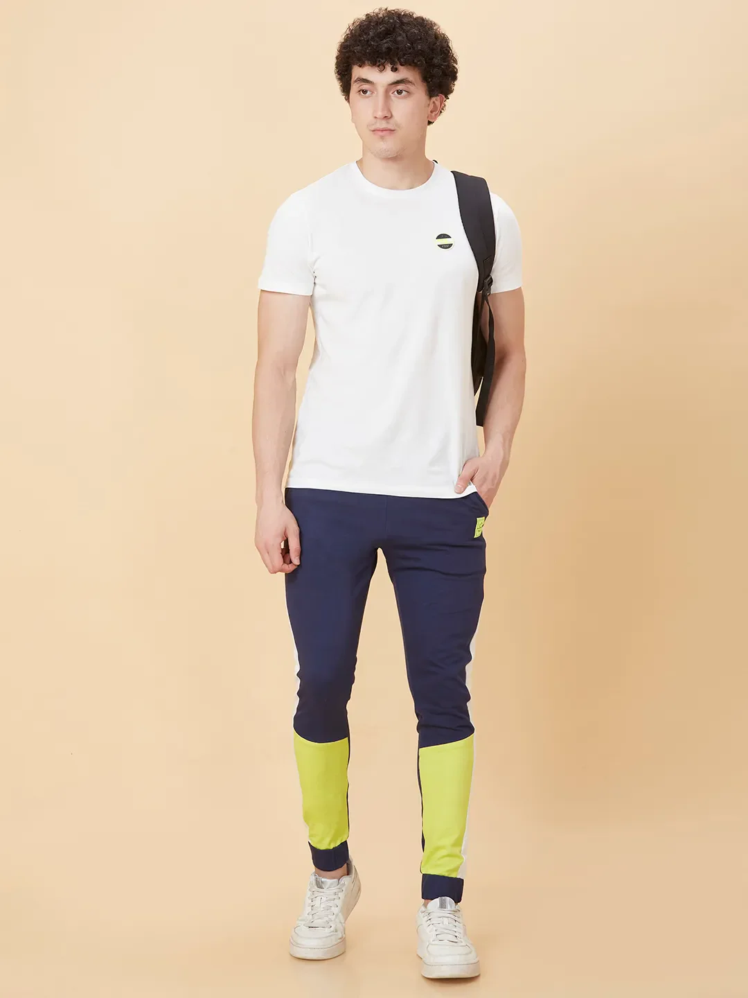 Blue Regular Fit Track Pants For Men By Being Human Clothing - Image 4