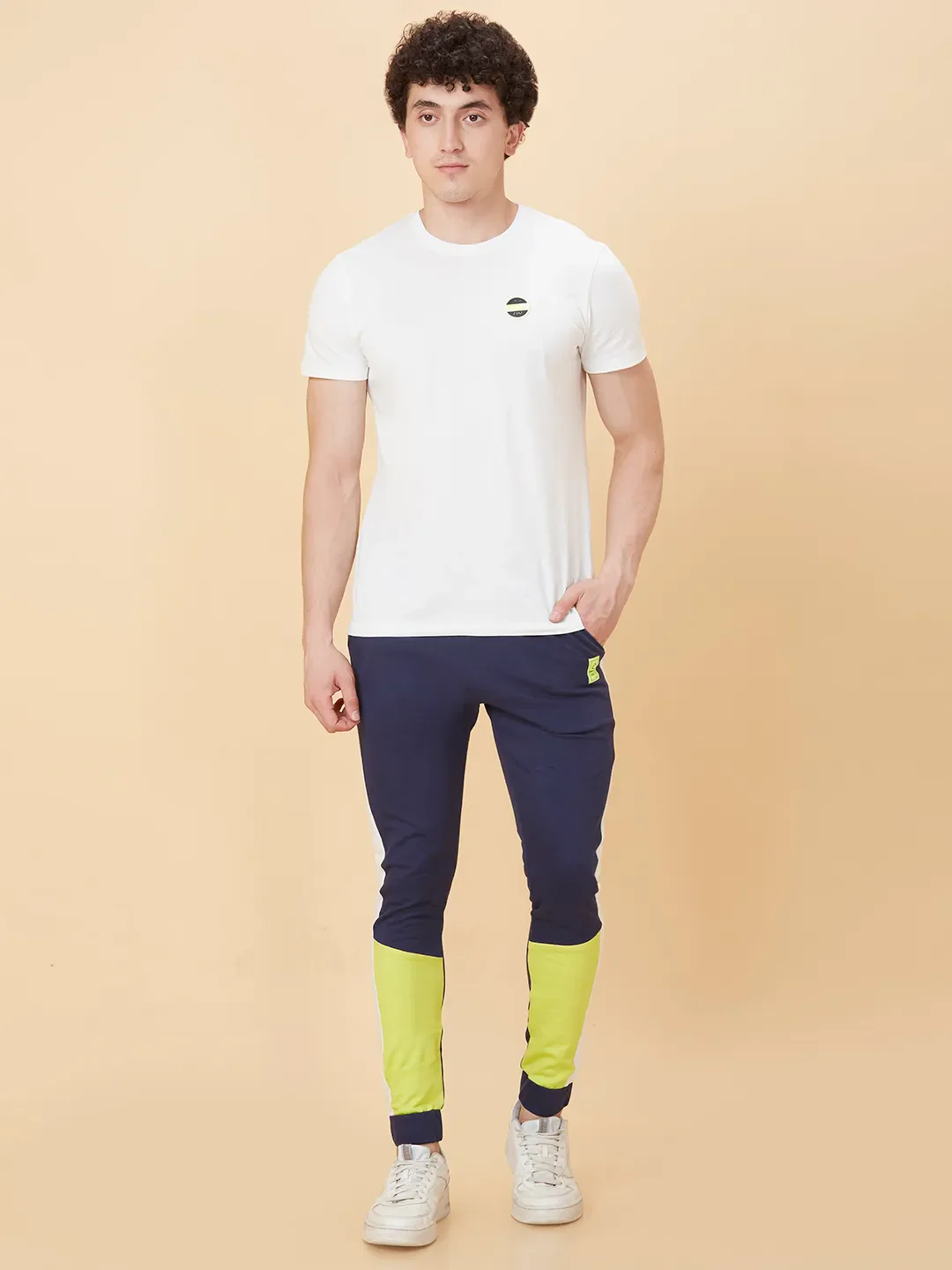 Blue Regular Fit Track Pants For Men By Being Human Clothing - Image 6