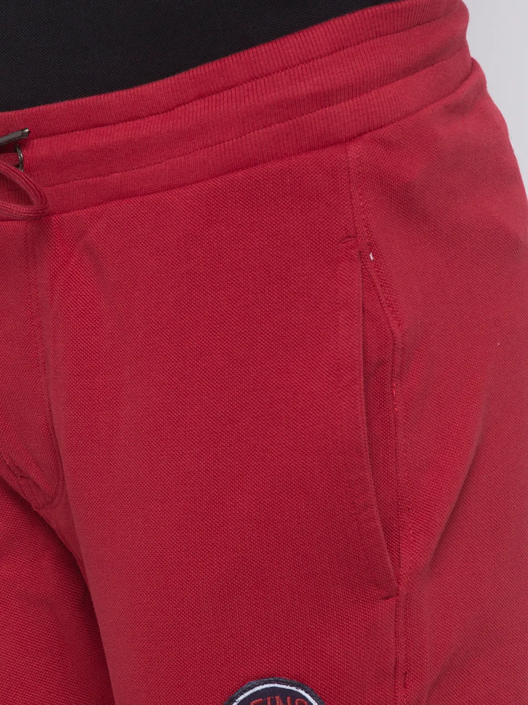 Red Regular Fit Men's Track Pants by Being Human Clothing - Image 4