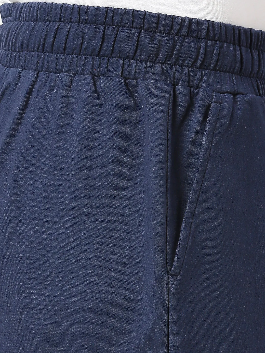 Blue Regular Fit Shorts For Men By Being Human Clothing - Image 5