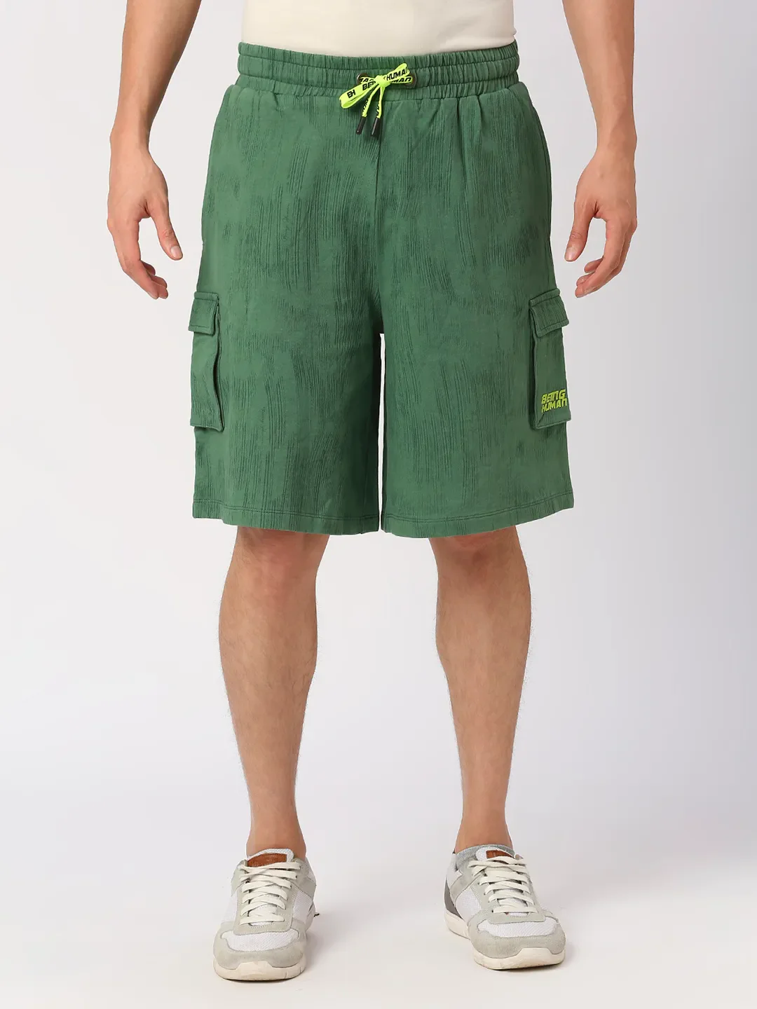 Sulphur Spring Regular Fit Shorts For Men By Being Human Clothing