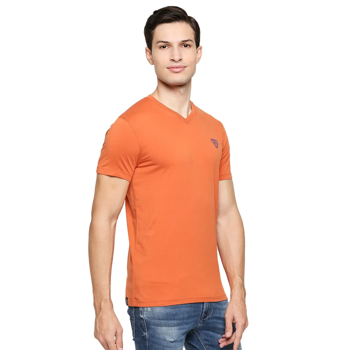 Brown Regular Fit Men's Short Sleeves T-Shirt by Being Human Clothing - Image 3
