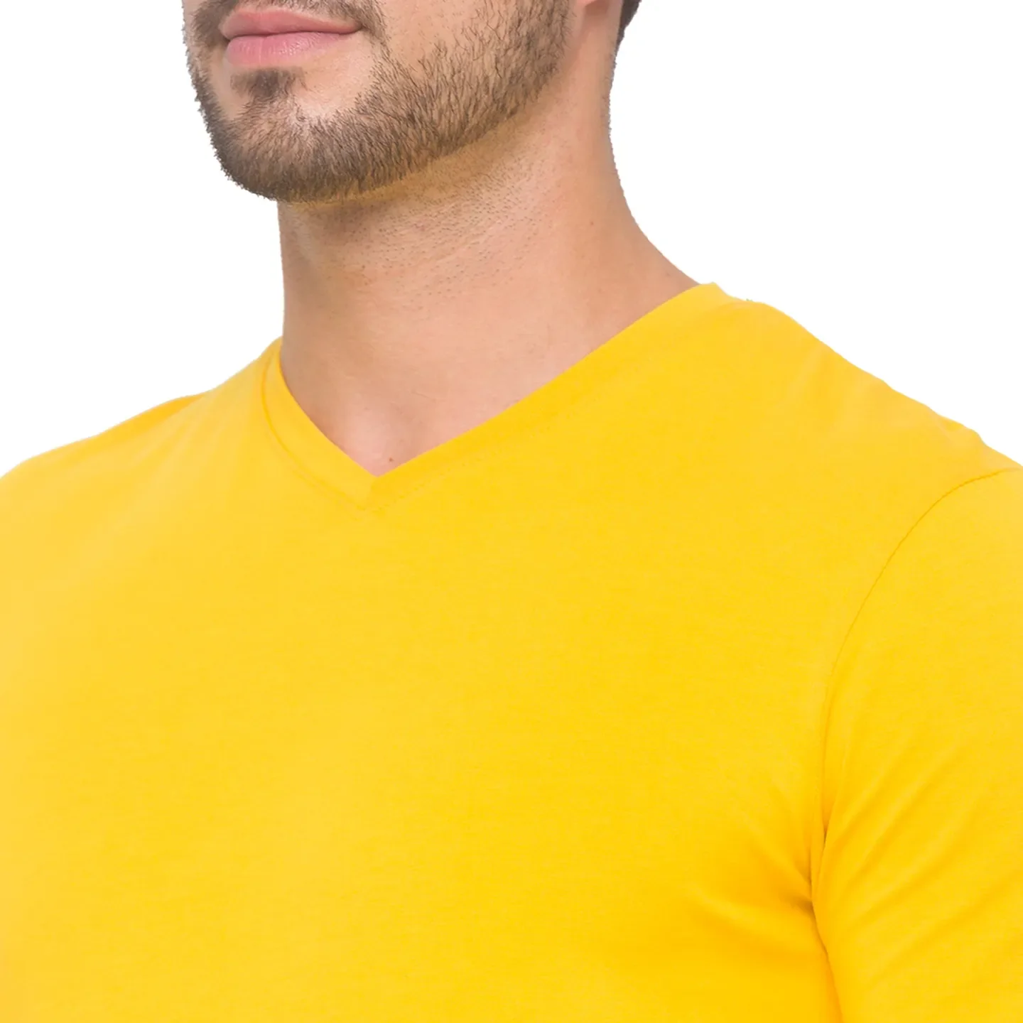 Yellow Regular Fit Men's Long Sleeves T-Shirt by Being Human Clothing - Image 4