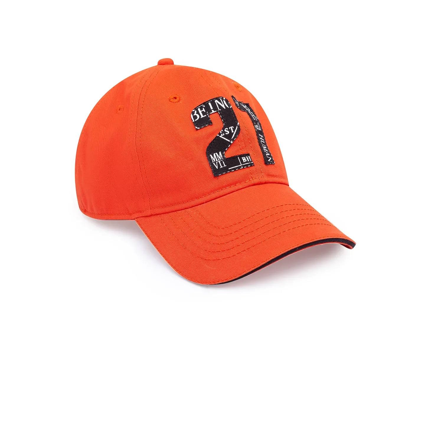 Rust Cotton Unisex Cap by Being Human Clothing - Image 2
