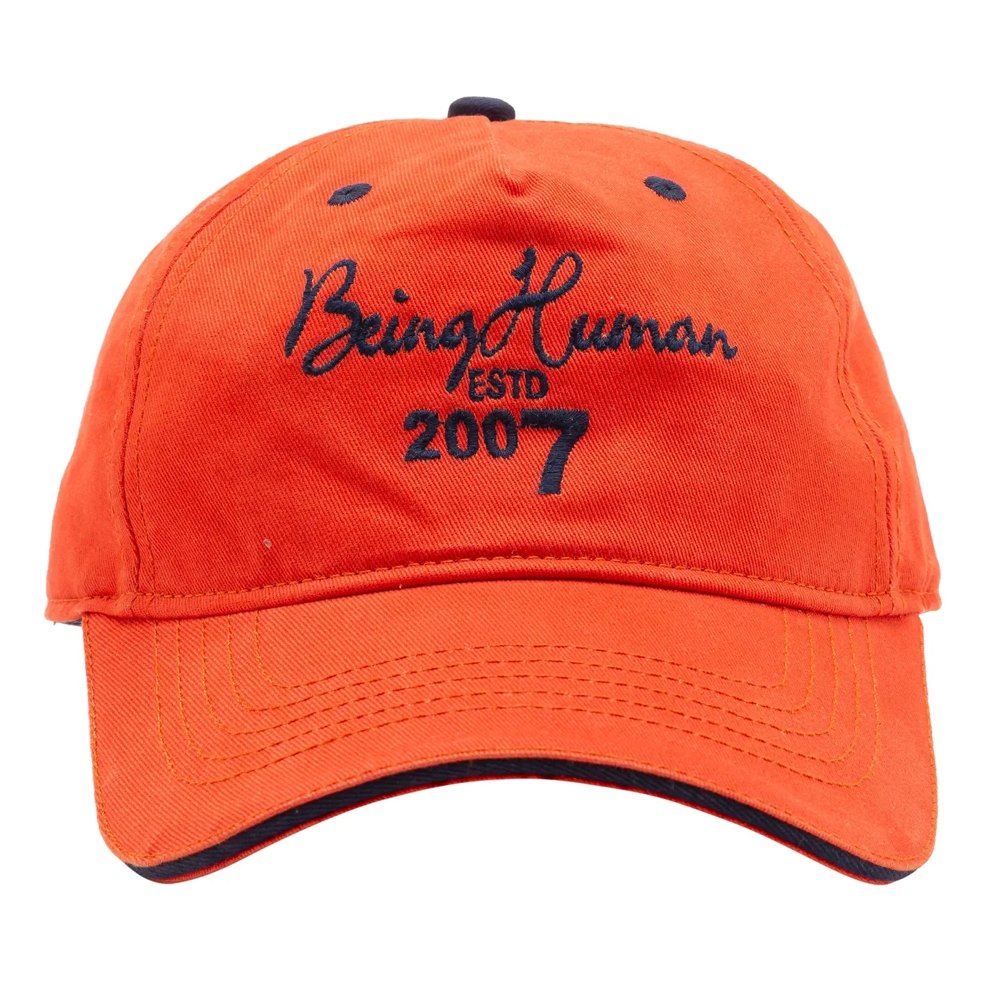 Rust Cotton Unisex Cap by Being Human Clothing