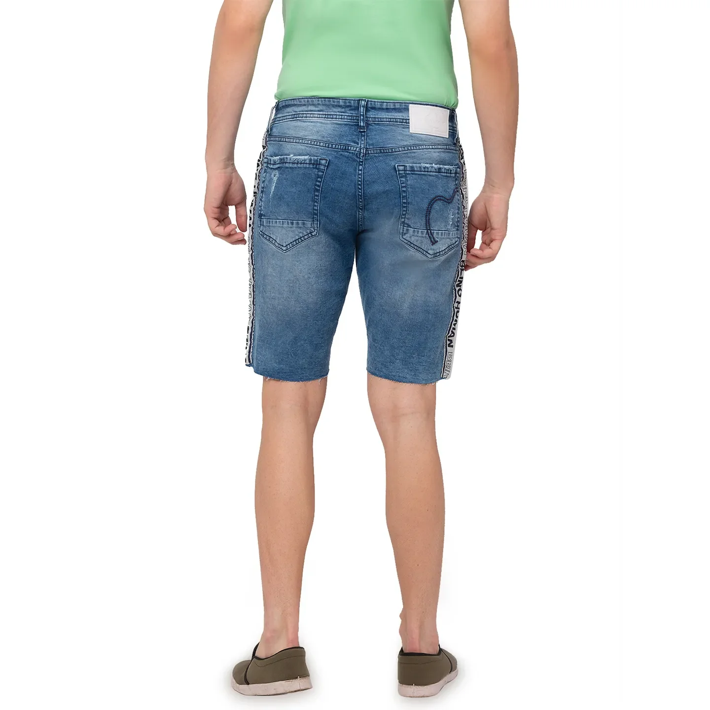 Blue Shorts Fit Men's Shorts by Being Human Clothing - Image 2