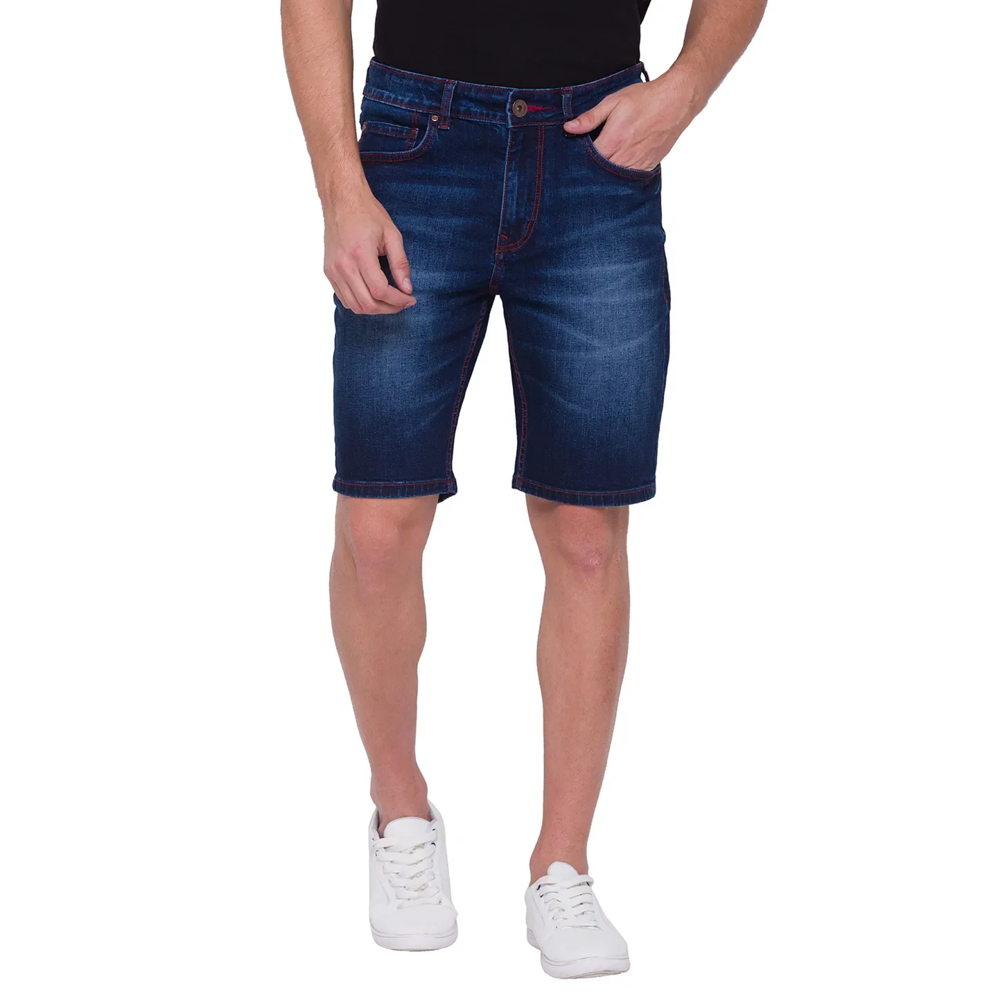 Blue Shorts Fit Men's Shorts by Being Human Clothing