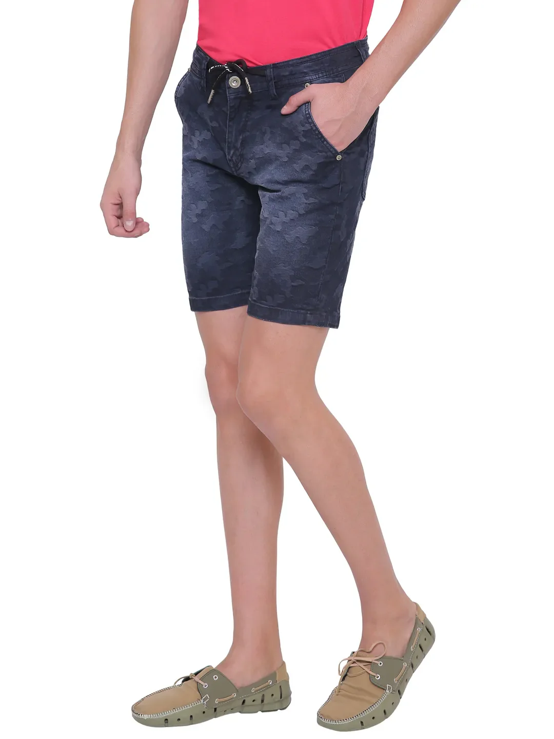 Blue Shorts Fit Men's Shorts by Being Human Clothing - Image 2