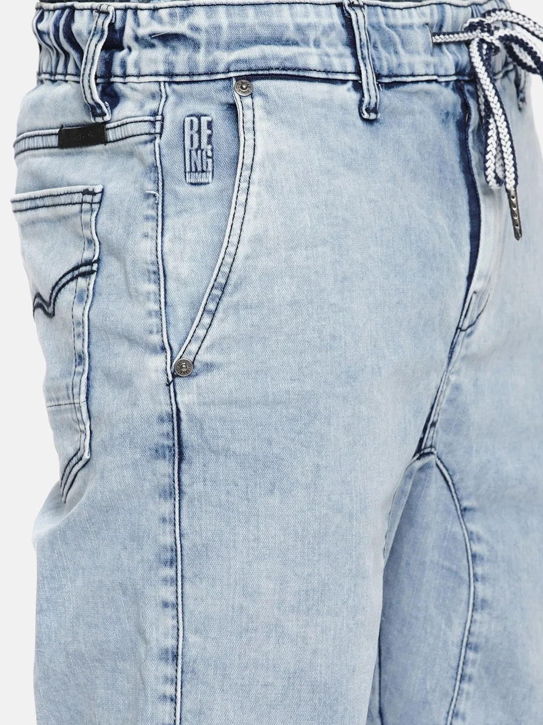 Blue Shorts Fit Men's Shorts by Being Human Clothing - Image 4