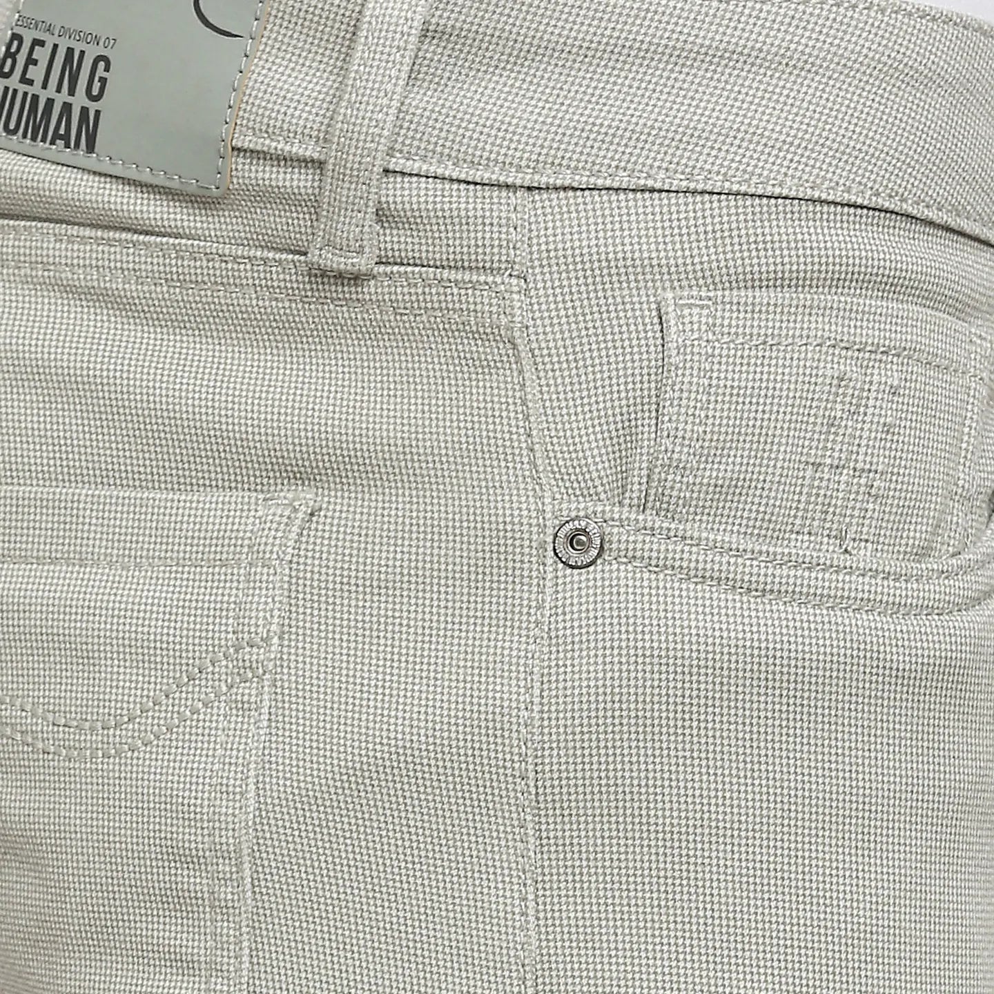 Green Skinny Cropped Fit Men's Chinos by Being Human Clothing - Image 5