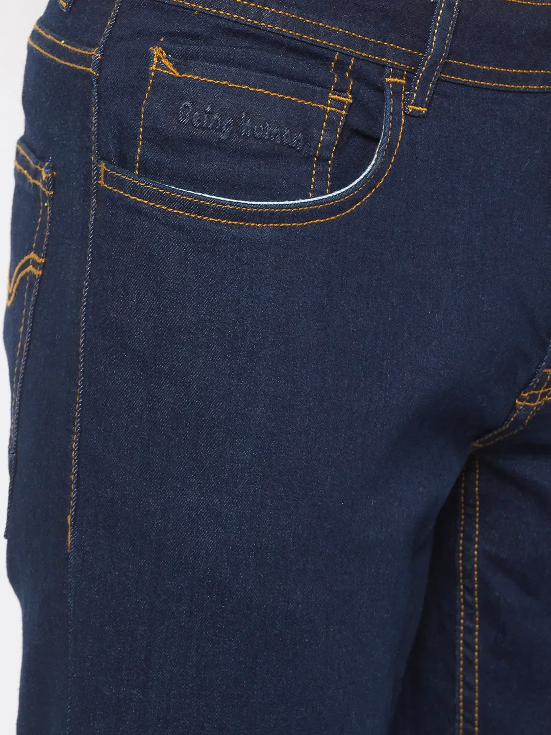 Black Skinny Cropped Fit Men's Denims by Being Human Clothing - Image 4