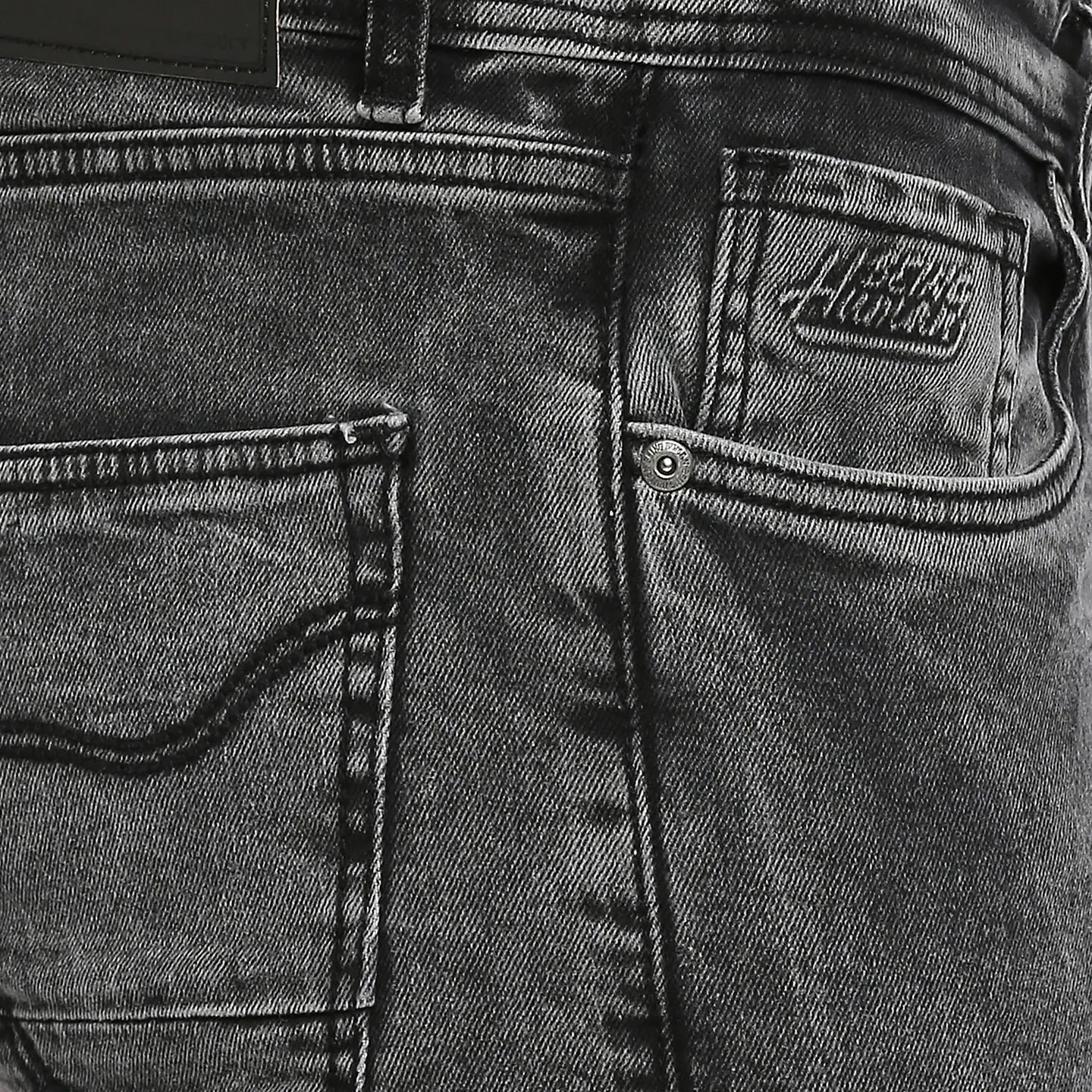 Grey Skinny Cropped Fit Men's Denims by Being Human Clothing - Image 5