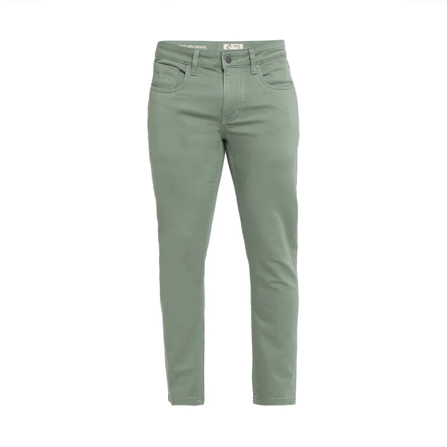 Green Skinny Cropped Fit Men's Denims by Being Human Clothing - Image 7