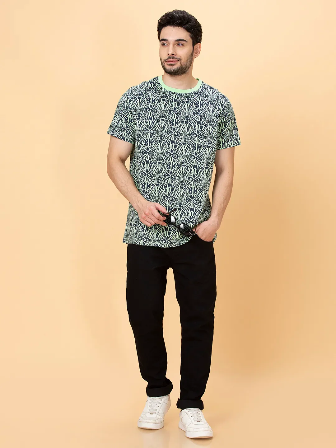 Black Skinny Fit Men's Denims by Being Human Clothing - Image 6