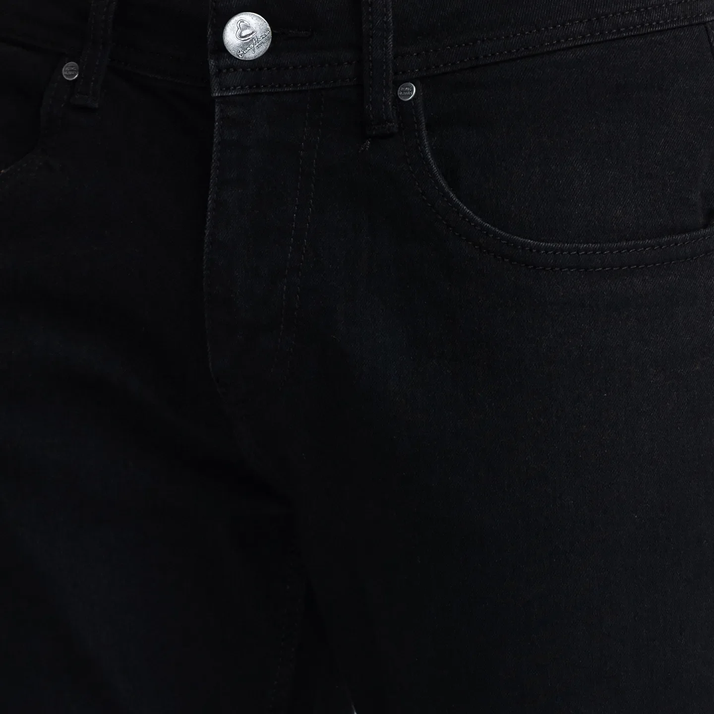 Black Skinny Straight Fit Men's Denims by Being Human Clothing - Image 5