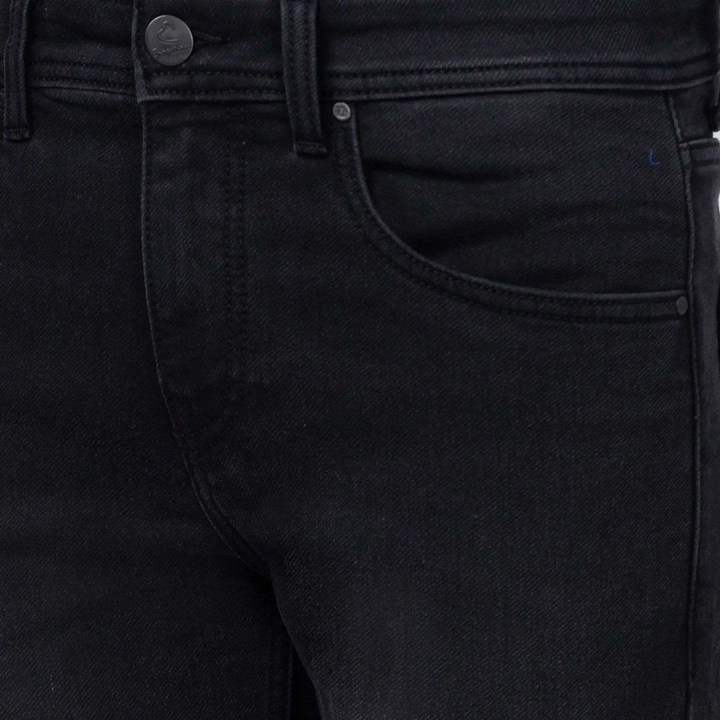 Black Skinny Straight Fit Men's Denims by Being Human Clothing - Image 5