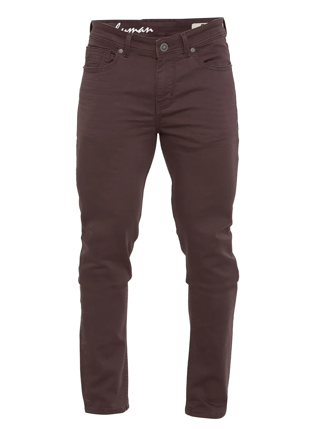 Brown Skinny Straight Fit Men's Denims by Being Human Clothing - Image 6