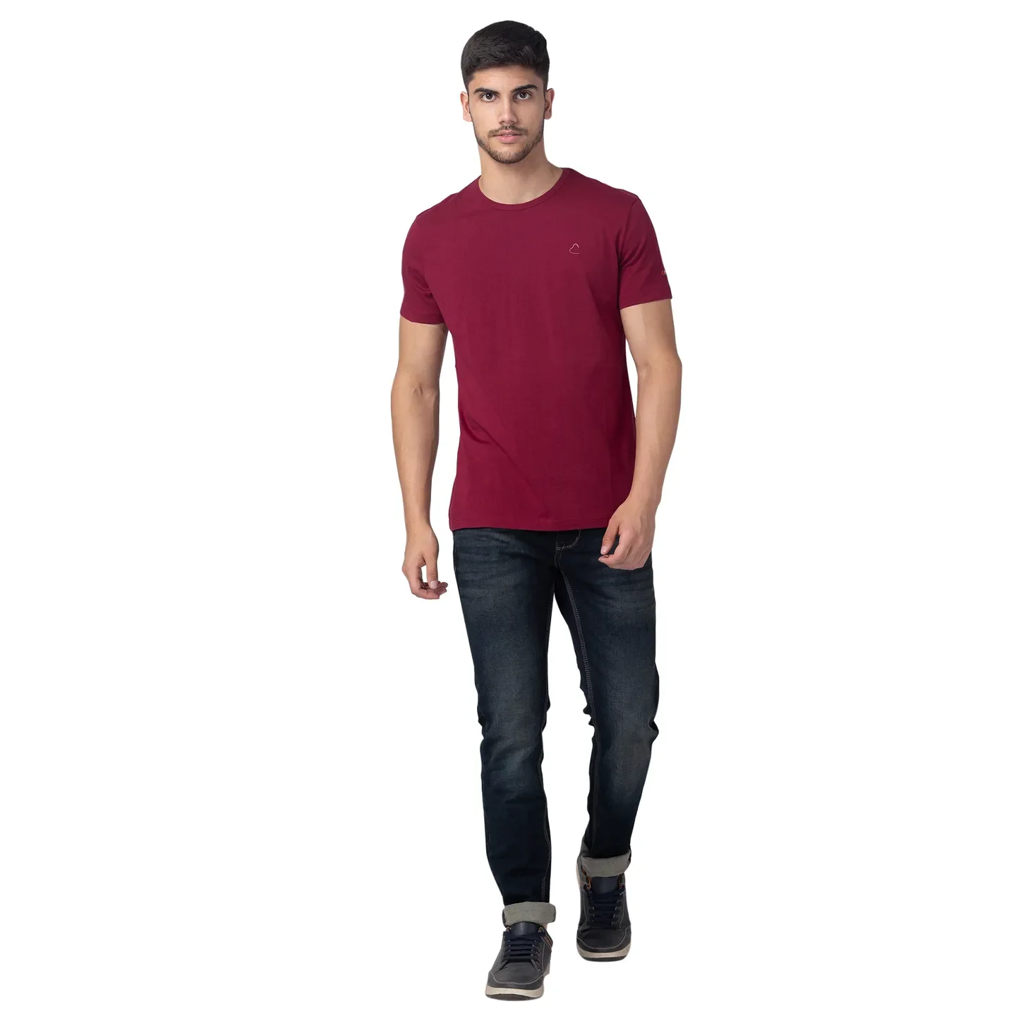 Blue Skinny Straight Fit Men's Denims by Being Human Clothing - Image 5