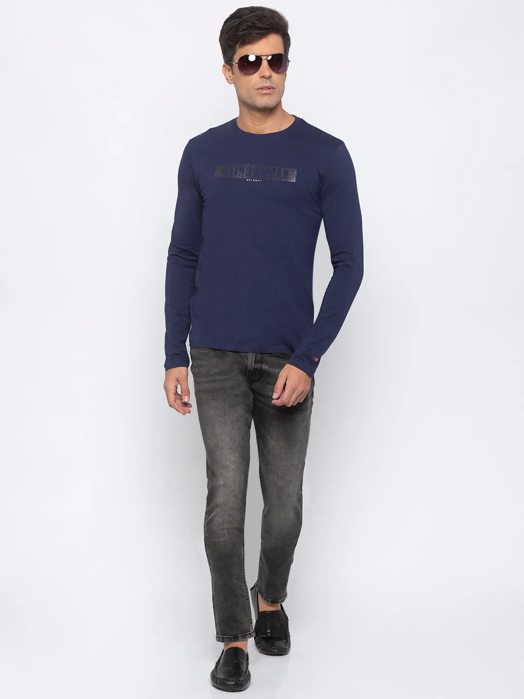 Grey Skinny Straight Fit Men's Denims by Being Human Clothing - Image 5