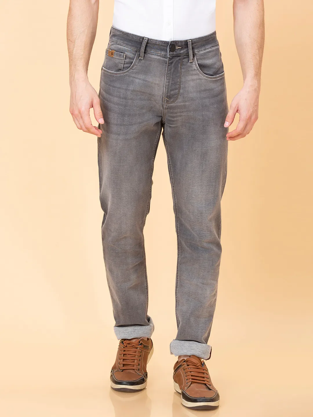 Blue Skinny Fit Men's Denims by Being Human Clothing - Image 2
