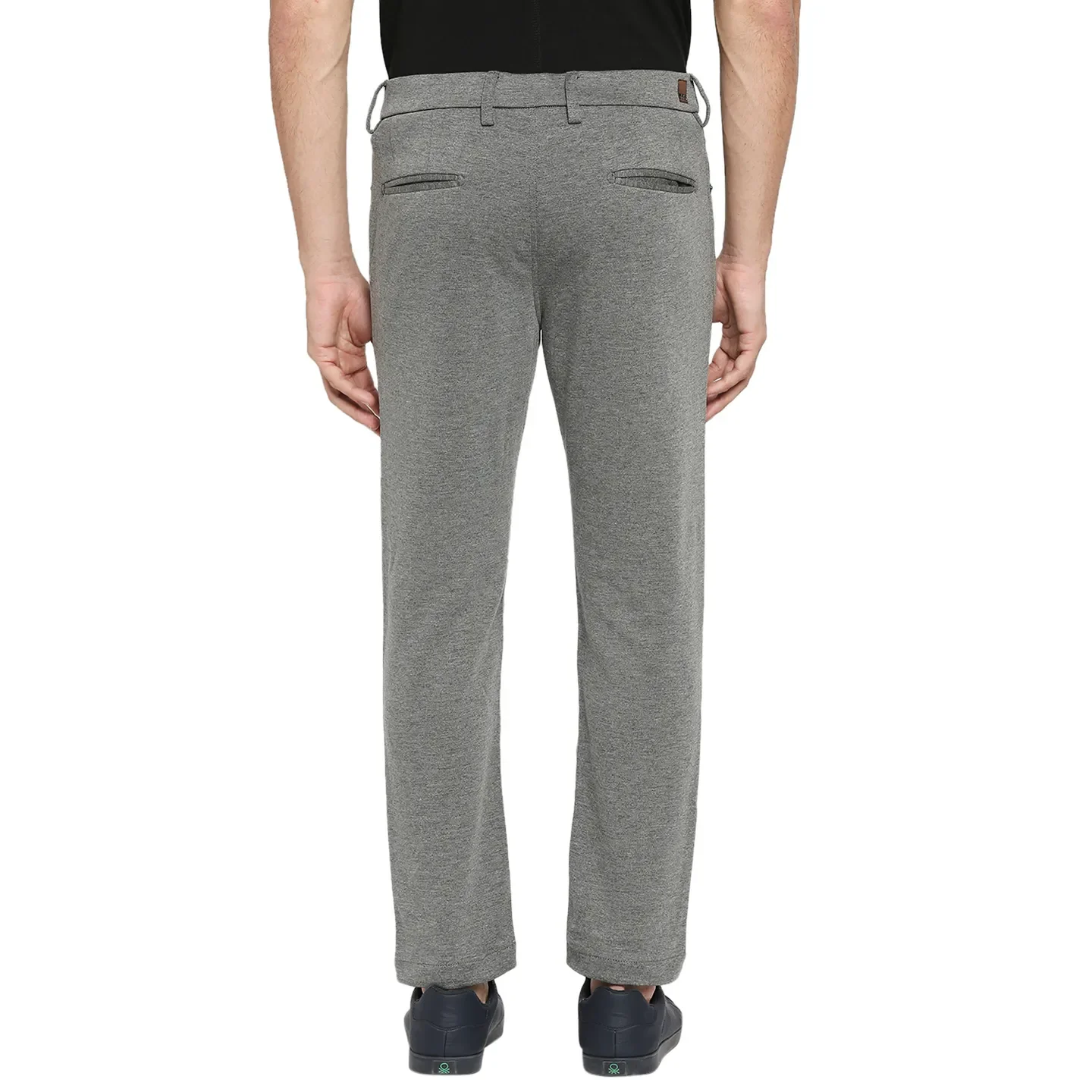 Grey Regular Fit Chinos For Men By Being Human Clothing - Image 5