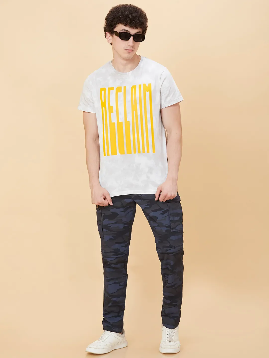 Blue Regular Fit Chinos For Men By Being Human Clothing - Image 6