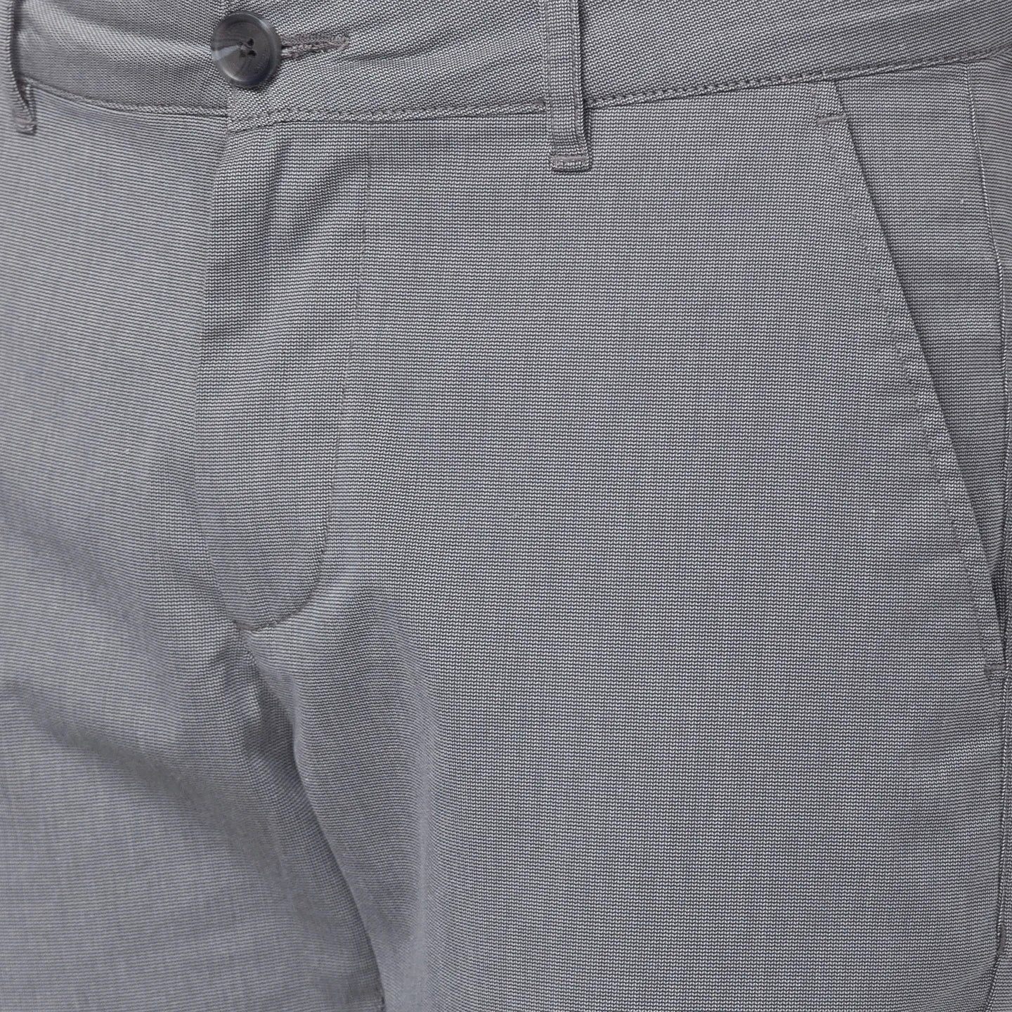 Grey Slim Straight Fit Men's Chinos by Being Human Clothing - Image 4